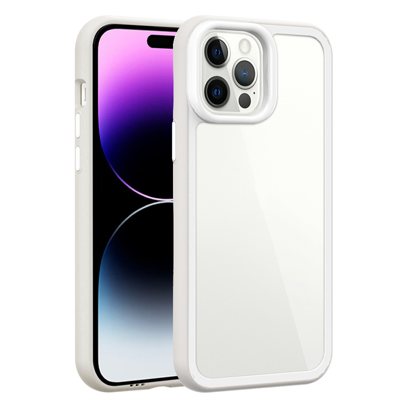 

Für Iphone 14 Pro Acryl Zurück - Weiss, iPhone 14 Pro