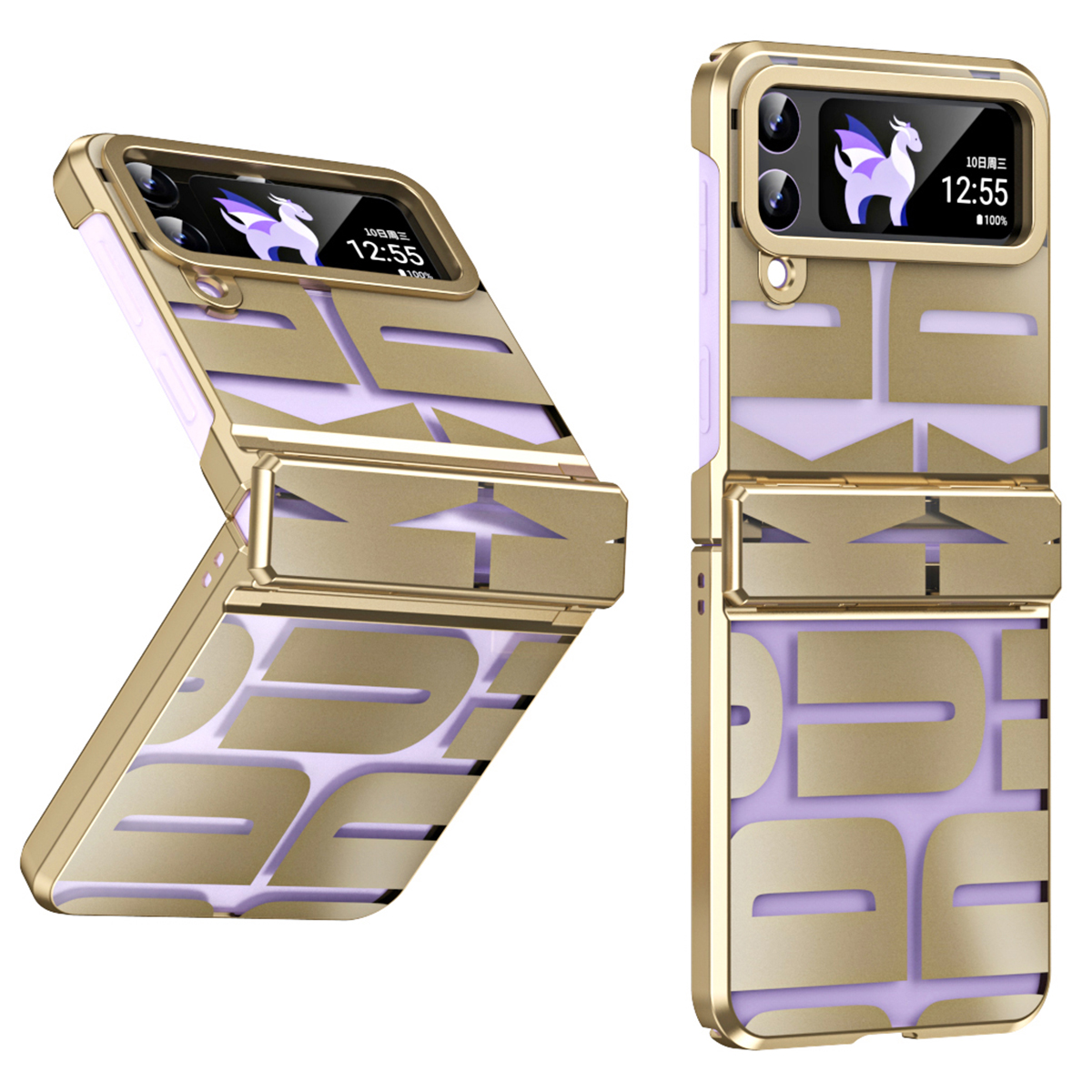 

Für Samsung Galaxy Z Flip3 5G Hind Steuter - Gold, Samsung Galaxy Z Flip3 5G