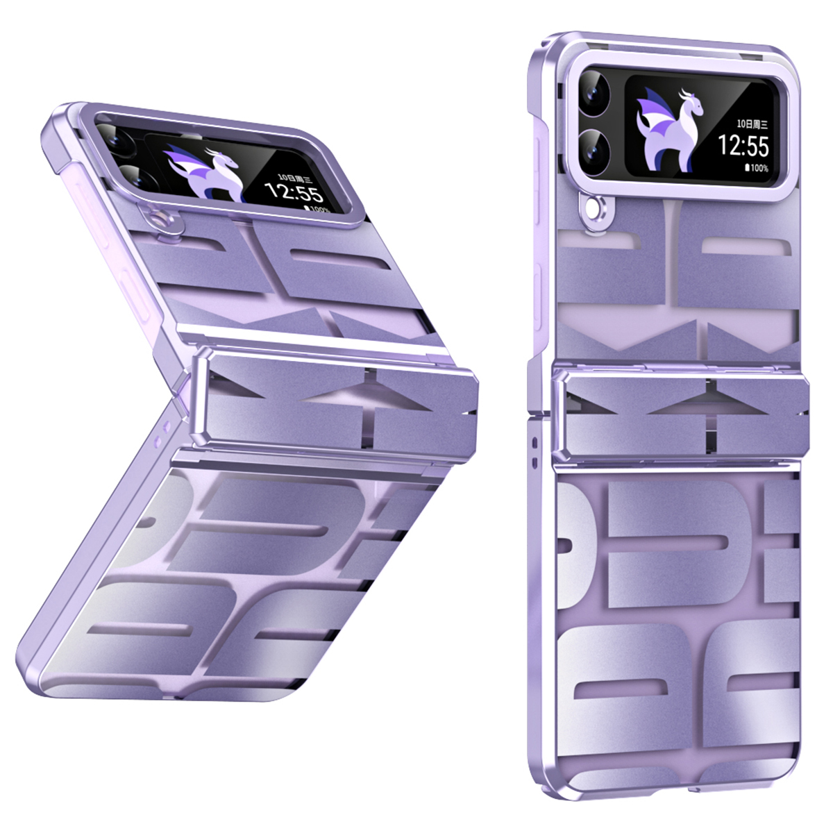 

Für Samsung Galaxy Z Flip3 5G Hind Steuter - Lila, Samsung Galaxy Z Flip3 5G