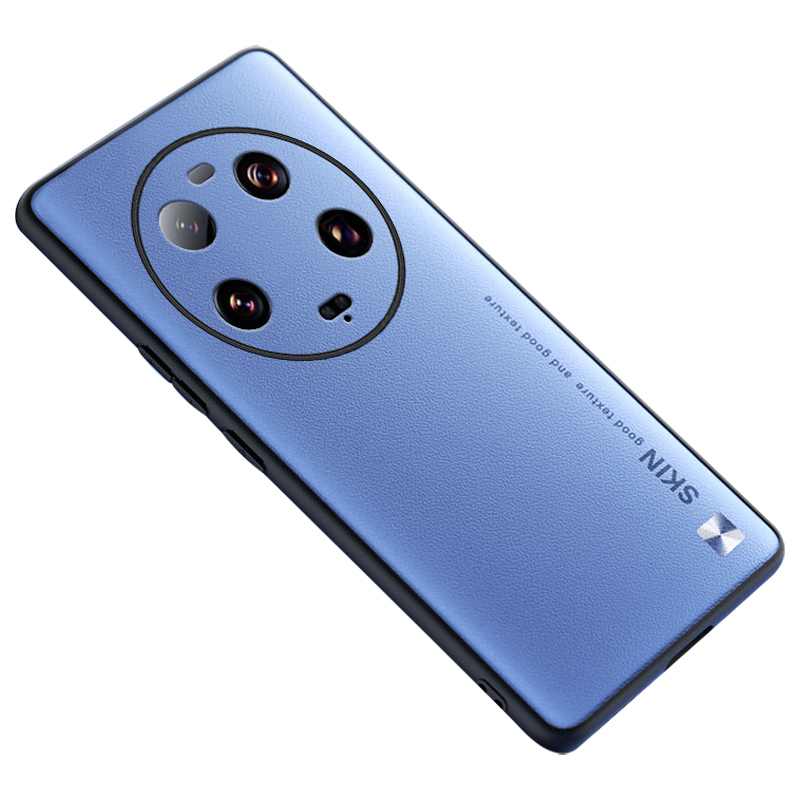 

Für Xiaomi 13 Ultra Protective Cover Metal Decor PU Leder Beschichtete PC+TPU -telefonhülle - Lila, Xiaomi 13 Ultra