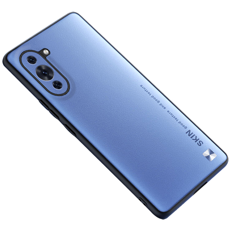 

Für Huawei Nova 10 4G Leichte PU -leder -pc+tpu -telefonhülle Metall Dekorschale - Lila, Huawei nova 10 4G