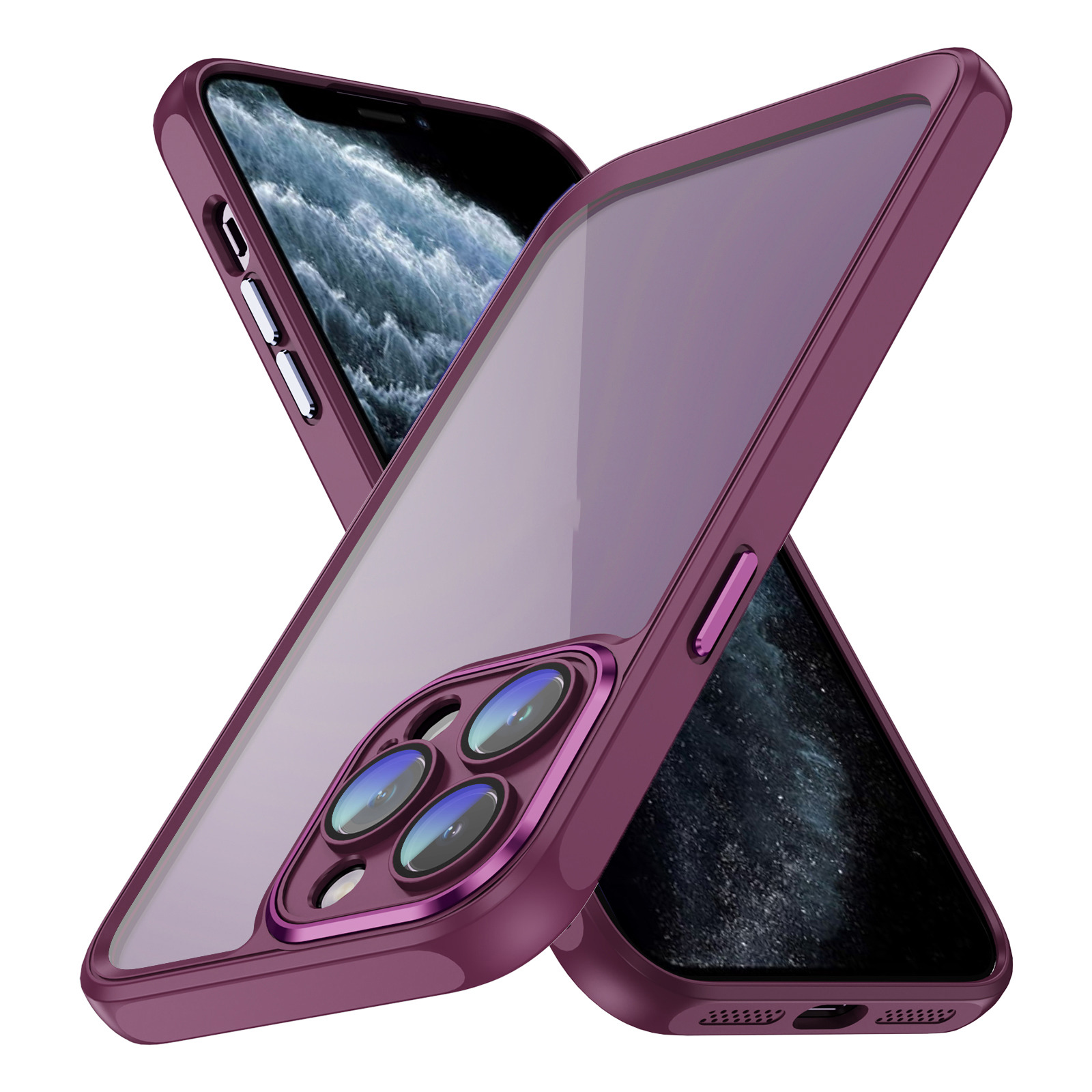 

Für Iphone 11 Pro Transparenz Acryl Zurück - Rose, iPhone 11 Pro
