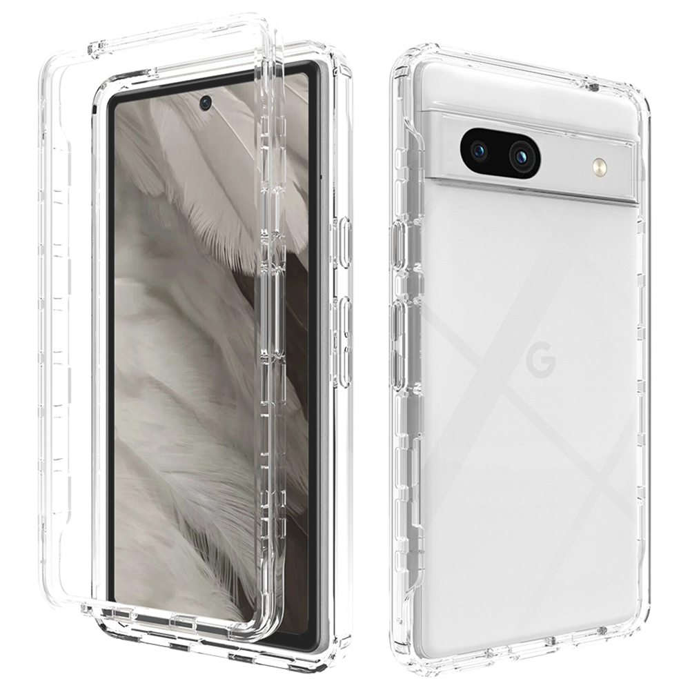 

Gradiententelefonkoffer Für Google Pixel 7a, TPU + PC Drop -resistant -schutzabdeckung - Transparent, Google Pixel 7a