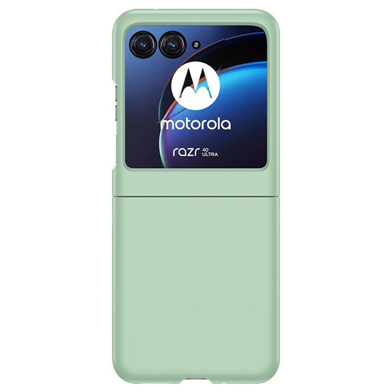 

Für Motorola Razr 40 Ultra 5G Hard PC Phone Case Ultra-dünne Haut-touch-rückdecke - Hellgrün, Motorola Razr 40 Ultra 5G