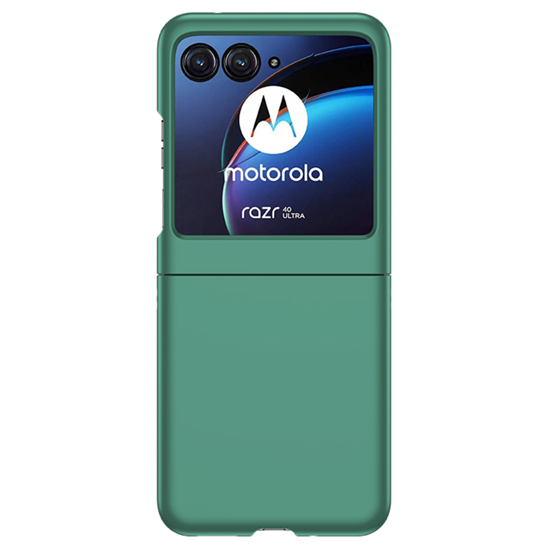 

Für Motorola Razr 40 Ultra 5G Hard PC Phone Case Ultra-dünne Haut-touch-rückdecke - Dunkelgrün, Motorola Razr 40 Ultra 5G