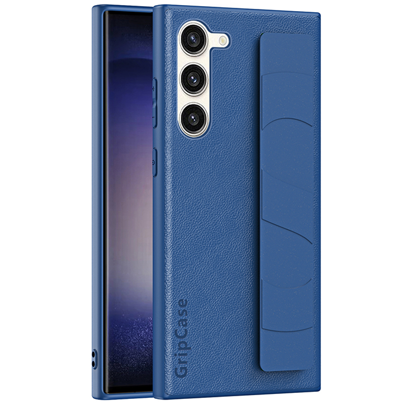 

Für Samsung Galaxy S23 Litchi Textur PU -leder -pc+tpu Back Case Armband Telefonabdeckung - Blau, Galaxy S23