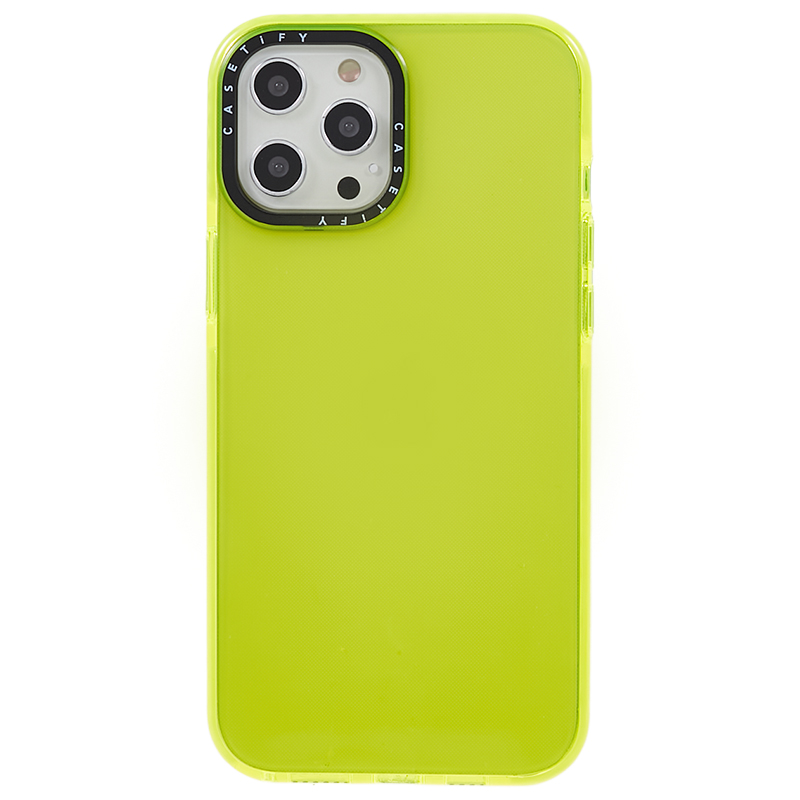 

PC+TPU -telefonhülle Für Iphone 12 / 12 Pro 6,1 Zoll Transparentes Dropschutz -rückschutzabdeckung - Transparent Gelb, iPhone 12