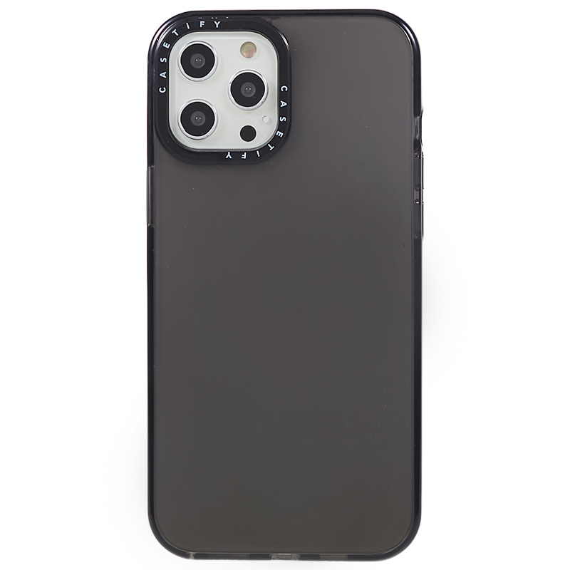 

PC+TPU -telefonhülle Für Iphone 12 / 12 Pro 6,1 Zoll Transparentes Dropschutz -rückschutzabdeckung - Transparent Schwarz, iPhone 12