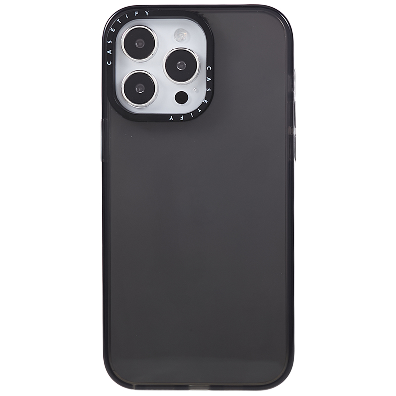 

Für Das Iphone 14 Pro Max Back Protector PC+TPU -hülle Drop Resistente Klare Handyabdeckung - Transparent Schwarz, iPhone 14 Pro Max