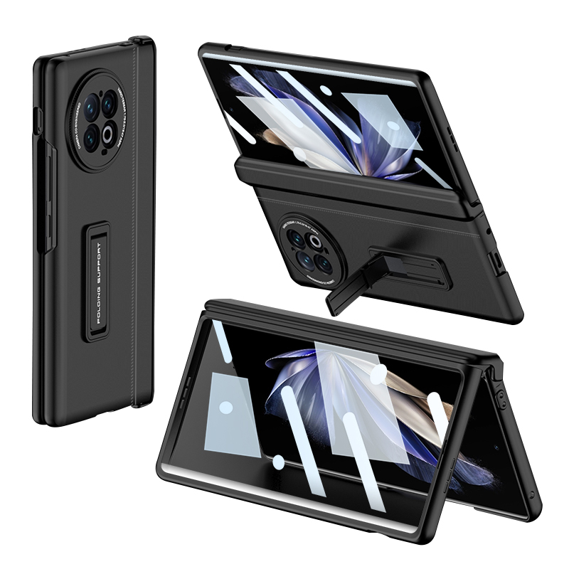

Gkk Für Vivo X Fold2 Hartes PC -kickstand Der Magnetscharnierscharnierschutz Mit Temperamentvollem Glasfilm - Schwarz, vivo X Fold2
