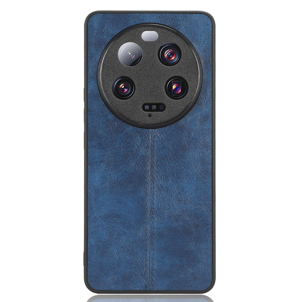 

Für Xiaomi 13 Ultra Cowide Texture Phone Deckung PU -leder Mit TPU+PC Mobile Hülle - Blau, Xiaomi 13 Ultra