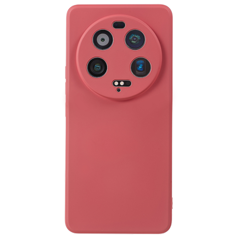 

Für Xiaomi 13 Ultra-faserfasern Weiche Tpu-hülle Anti-kratzer-gummi-telefonabdeckung - Hawthornrot, Xiaomi 13 Ultra