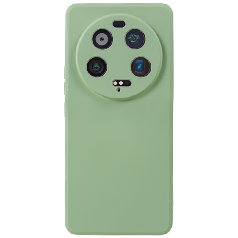 

Für Xiaomi 13 Ultra-faserfasern Weiche Tpu-hülle Anti-kratzer-gummi-telefonabdeckung - Bohnengrün, Xiaomi 13 Ultra