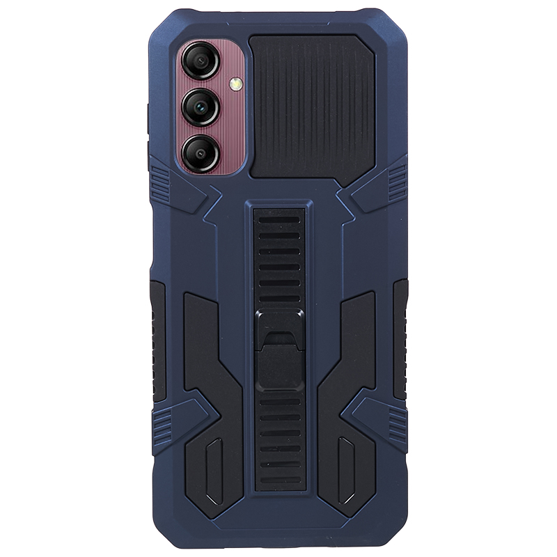

Für Samsung Galaxy A14 4G / 5G Kickstand-telefonkoffer PC + TPU Anti-drop-smartphone-abdeckung - Blau, Galaxy A14 5G
