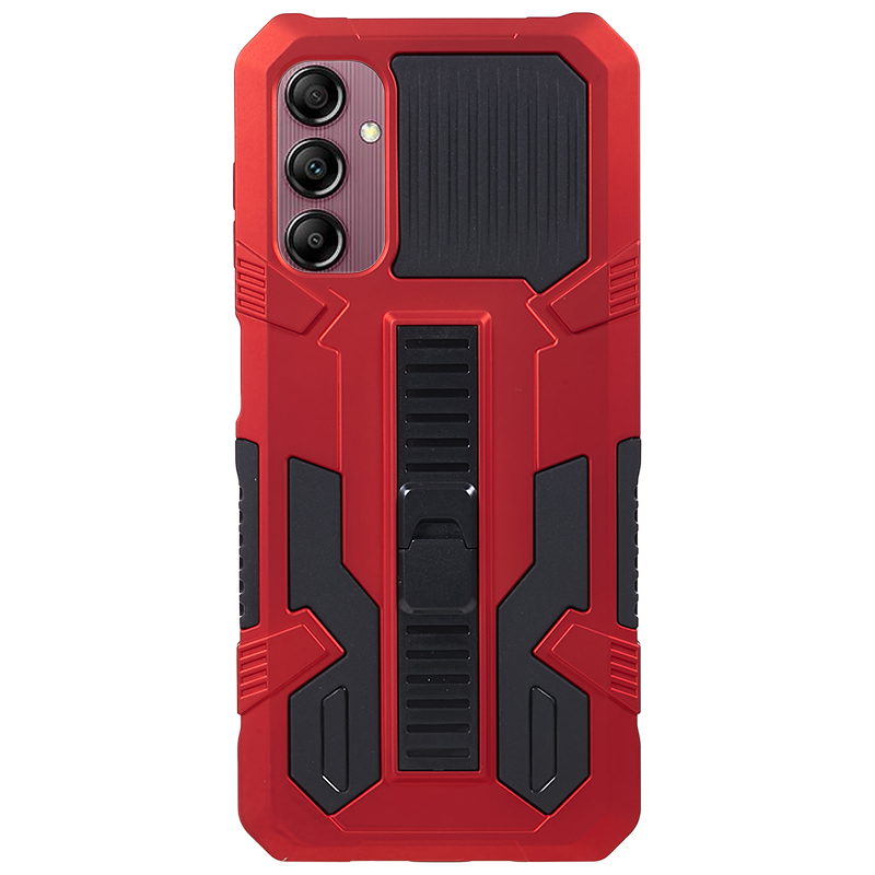 

Für Samsung Galaxy A14 4G / 5G Kickstand-telefonkoffer PC + TPU Anti-drop-smartphone-abdeckung - Rot, Galaxy A14 5G