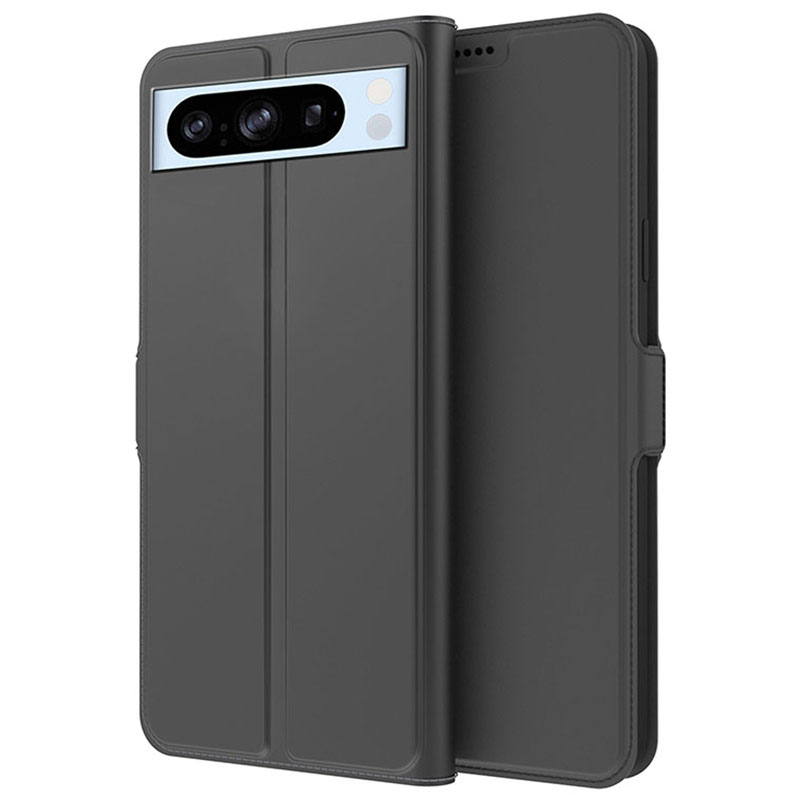 

Für Google Pixel 8 Pro -kartenhalter -telefonhülle PU -leder + TPU -telefonständer Cover - Schwarz, Google Pixel 8 Pro