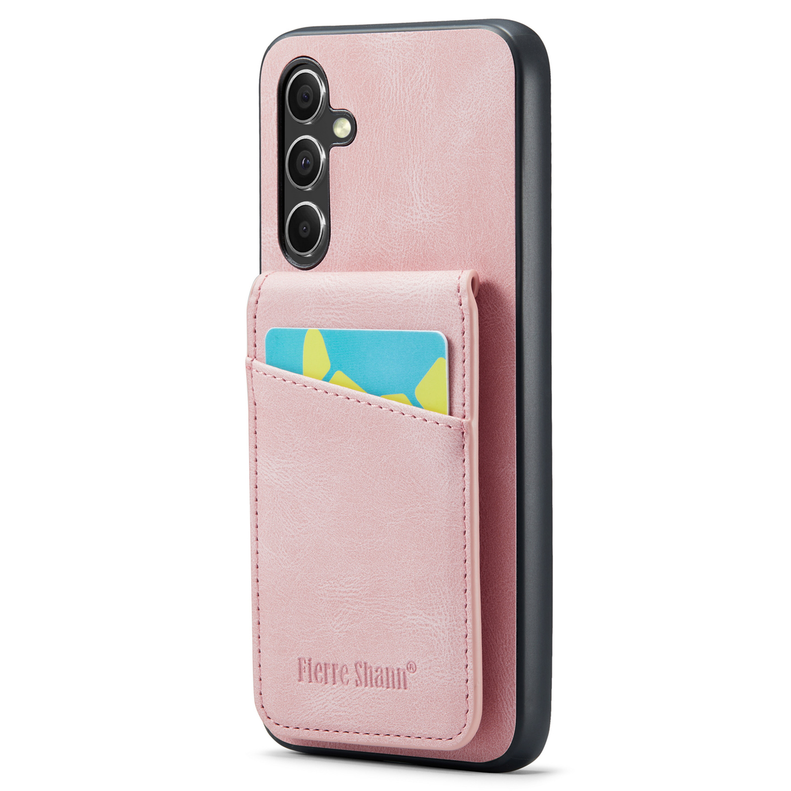 

Fierre Shann Für Samsung Galaxy A34 5G PU Leder+tpu Shell RFID Blocking Card Halter Kickstand Telefonhülle - Rosa, Galaxy A34 5G