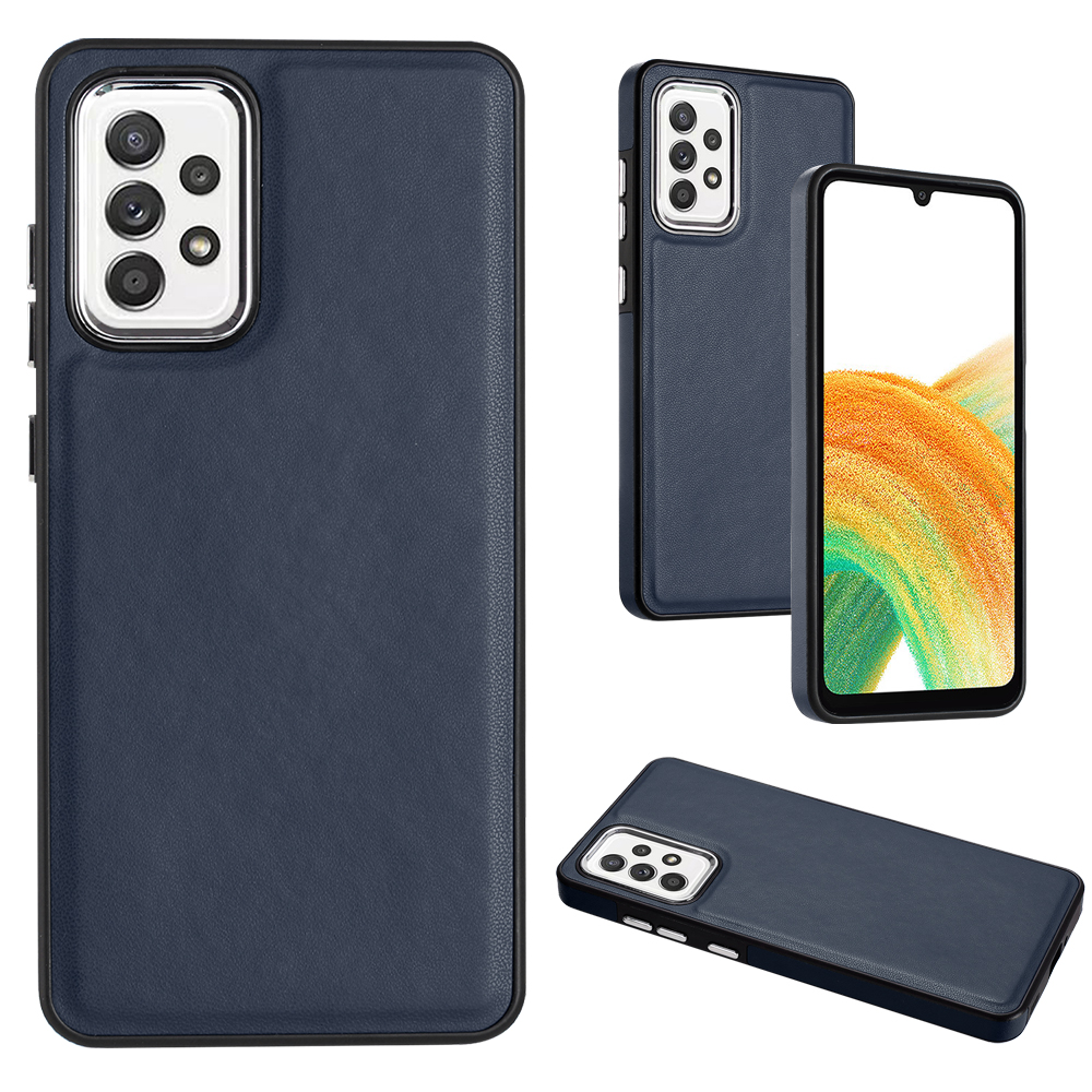 

YB Lederbeschichtung Serie-6 Für Samsung Galaxy A73 5G Telefonabdeckung PU Lederbeschichtete Tpu-schutzhülle - Saphir, Samsung Galaxy A73 5G