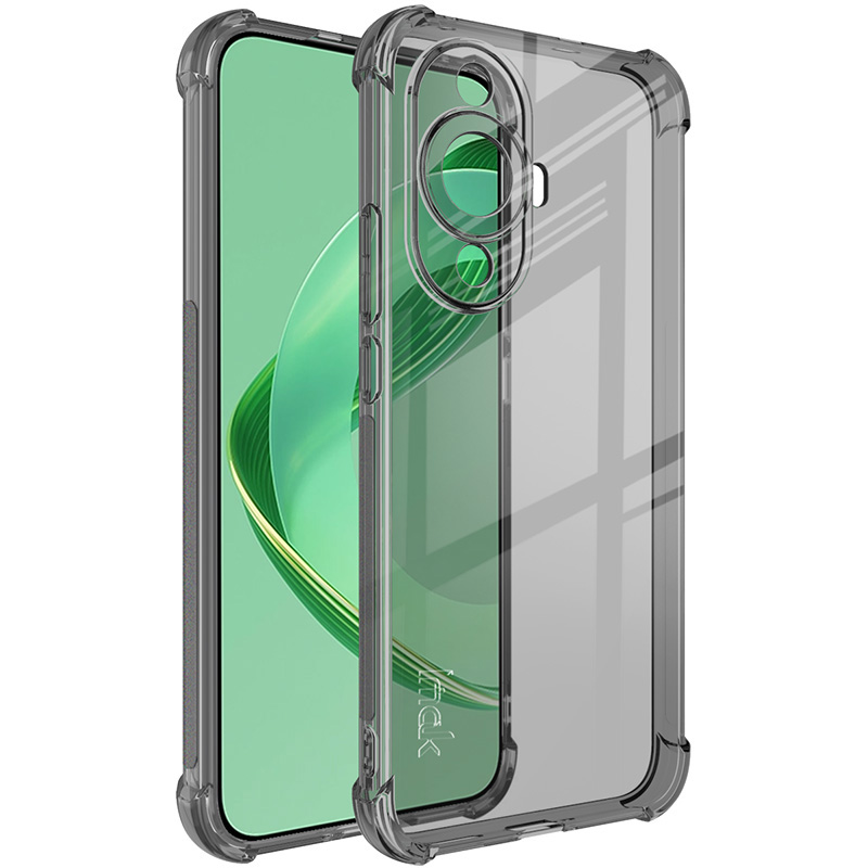 

IMAK -telefonhülle Für Huawei Nova 11, Soft TPU Clear Shock Proof Phone Zurück -deckung - Transparent Schwarz, Huawei nova 11