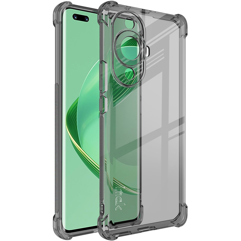 

IMAK Für Huawei Nova 11 Pro / Nova 11 Ultra TPU Clear Phone Case Drop Resistant Rückenabdeckung - Transparent Schwarz, Huawei nova 11 Pro