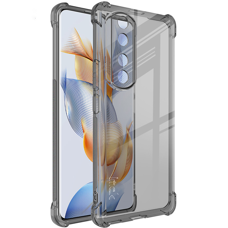 

IMAK Für Ehren 90 Pro Soft Tpu-telefonabdeckung Airbag Drop-sof Transparent Telefonhülle - Transparent Schwarz, Honor 90 Pro