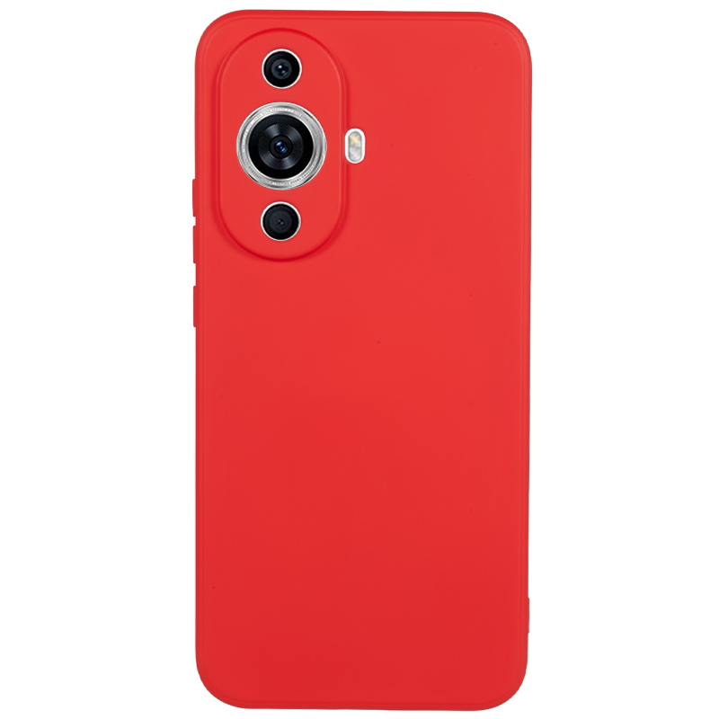 

Für Huawei Nova 11 Pro / Nova 11 Ultra TPU -telefonhülle Süßigkeiten Farbfaserfaserfaserfaserfaserabdeckung - Rot, Huawei nova 11 Pro