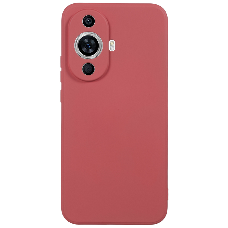 

Für Huawei Nova 11 Pro / Nova 11 Ultra TPU -telefonhülle Süßigkeiten Farbfaserfaserfaserfaserfaserabdeckung - Hawthornrot, Huawei nova 11 Pro