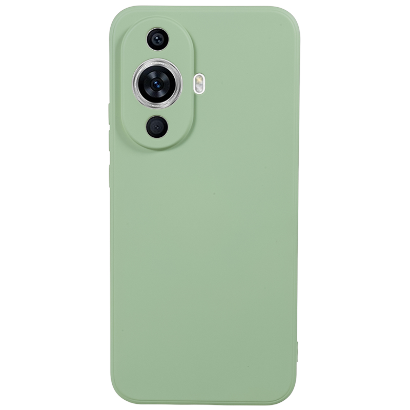 

Für Huawei Nova 11 Pro / Nova 11 Ultra TPU -telefonhülle Süßigkeiten Farbfaserfaserfaserfaserfaserabdeckung - Bohnengrün, Huawei nova 11 Pro