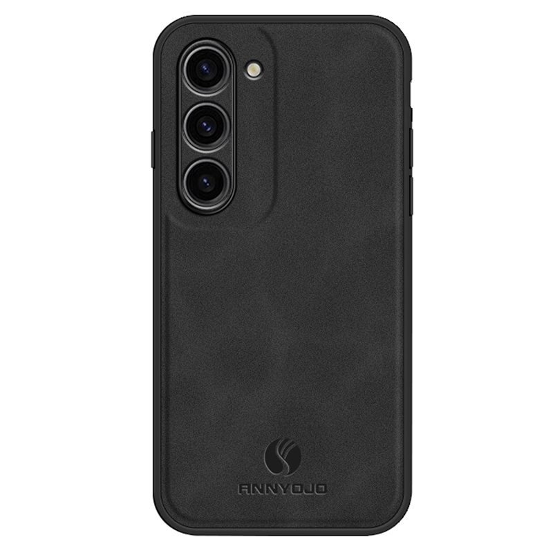 

Annyojo Für Samsung Galaxy S23+ PU Lederbeschichtete Pc+ Tpu -abdeckung Magnetische Automontage Telefonhülle - Schwarz, Galaxy S23+