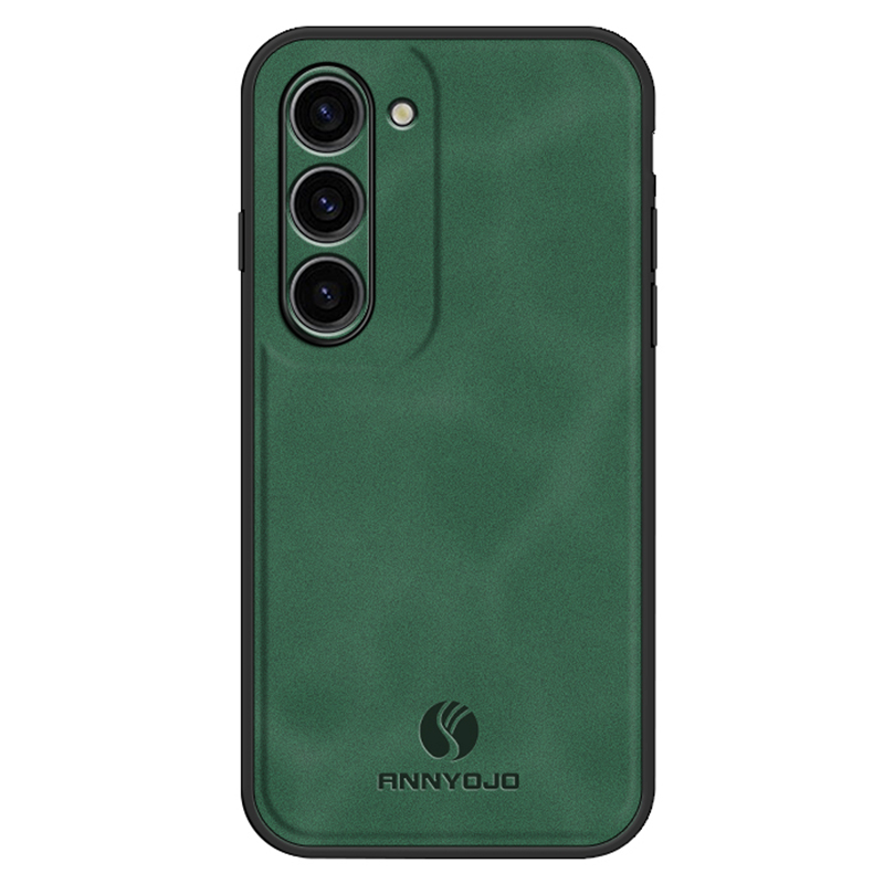 

Annyojo Für Samsung Galaxy S23+ PU Lederbeschichtete Pc+ Tpu -abdeckung Magnetische Automontage Telefonhülle - Grün, Galaxy S23+