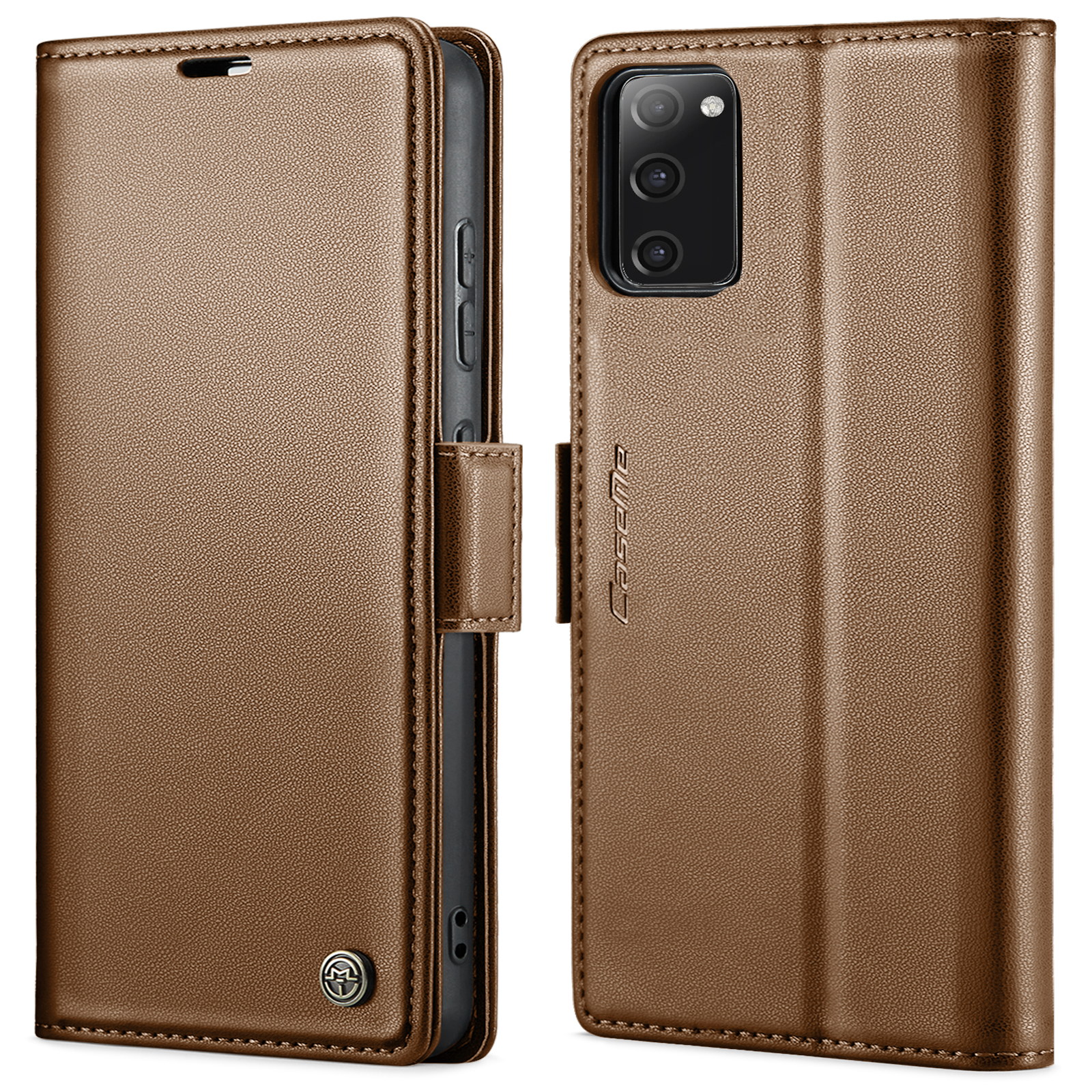 

Caseme 023 -serie Für Samsung Galaxy S20 fe / S20 fe 5g / S20 fe 2022 / S20 Lite Phone Leder Hülle RFID -blockierungsbrieftaschenabdeckung - Braun, Galaxy S20 FE