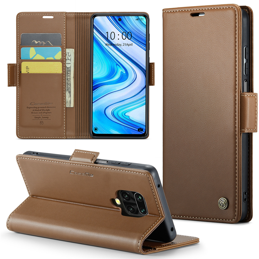 

Caseme 023 -serie Für Xiaomi Redmi Note 9s 4g / Anmerkung 9 Pro 4g / Anmerkung 9 Pro Max - Braun, Xiaomi Redmi Note 9S 4G