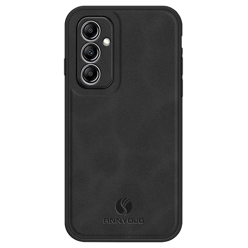 

Annyojo Für Samsung Galaxy A14 5G PU Leder+pc+tpu Anti-drop-hülle Magnetische Automontage Telefonabdeckung - Schwarz, Galaxy A14 5G