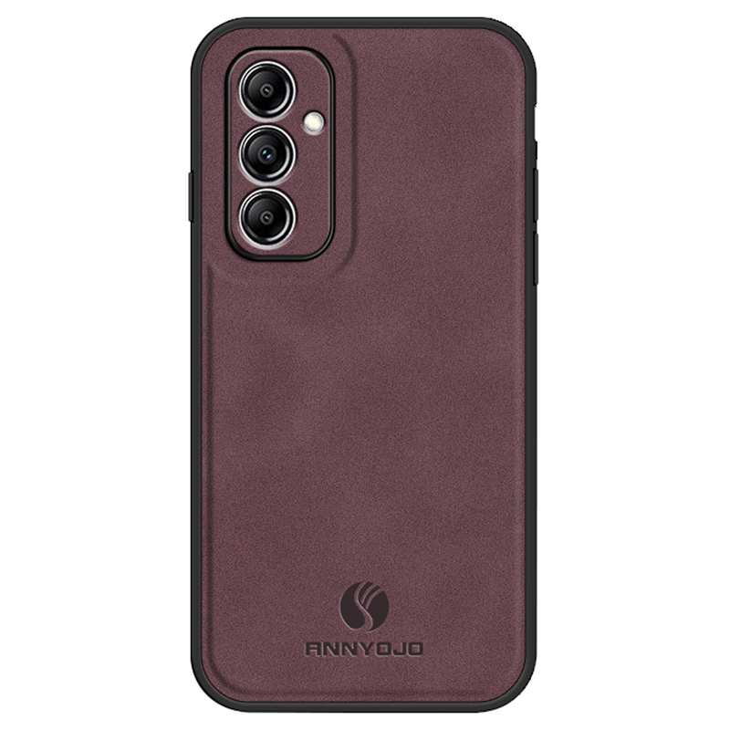

Annyojo Für Samsung Galaxy A14 5G PU Leder+pc+tpu Anti-drop-hülle Magnetische Automontage Telefonabdeckung - Weinrot, Galaxy A14 5G