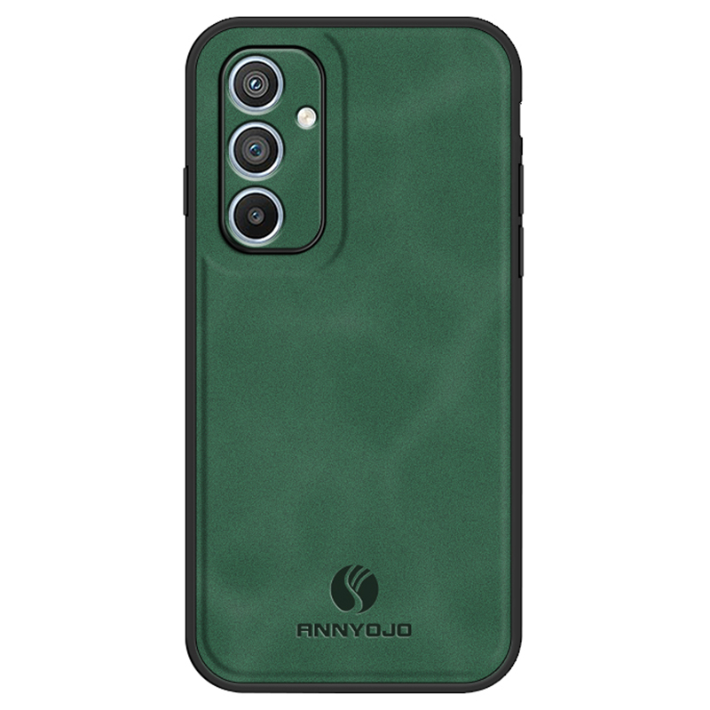 

Annyojo Für Samsung Galaxy A54 5G Phone Hülle PU Leder+pc+tpu -abdeckung Mit Automagnethäuder Metallblech - Grün, Galaxy A54 5G