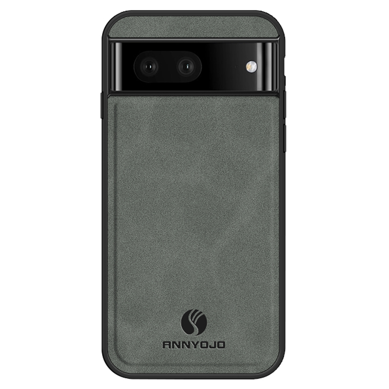 

Annyojo Für Google Pixel 7a Anti-scratch PU Leder Beschichtete PC+TPU Telefon Hülle Support Magnetic Car Mount - Grau, Google Pixel 7a