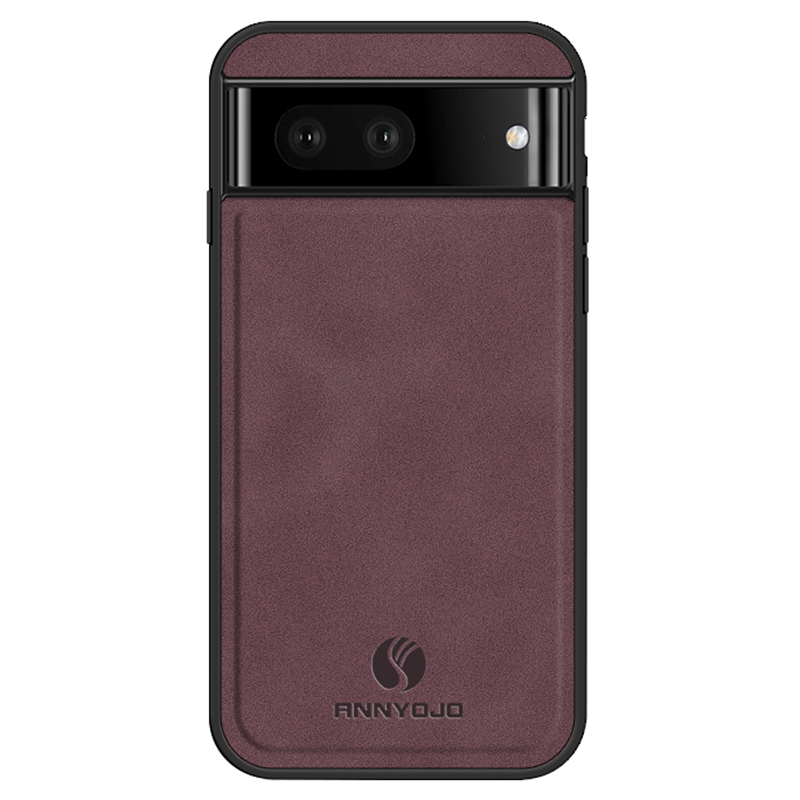 

Annyojo Für Google Pixel 7a Anti-scratch PU Leder Beschichtete PC+TPU Telefon Hülle Support Magnetic Car Mount - Weinrot, Google Pixel 7a
