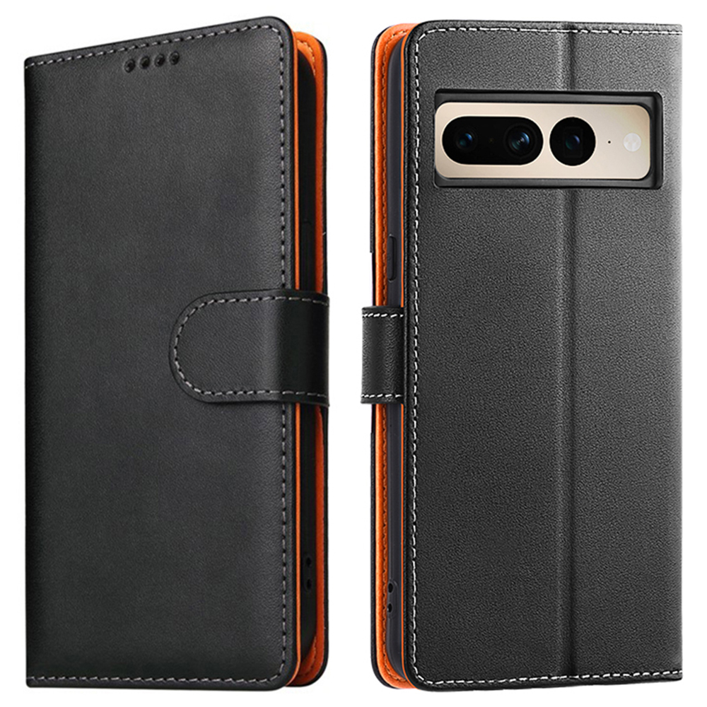 

Standphone-cover Für Google Pixel 7 Pro 5G Anti-fall Fullpack PU Leder Wallet Hülle - Schwarz, Google Pixel 7 Pro 5G
