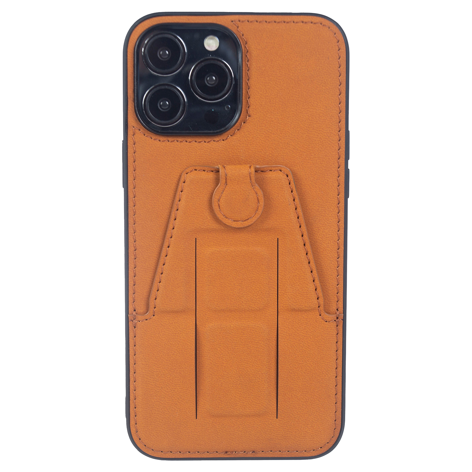 

Für Das Iphone 13 Pro Max PU Leder Beschichtete Hybrid -pc+tpu -telefonkartenkartenhalter Kickständer Cover, iPhone 13 Pro Max