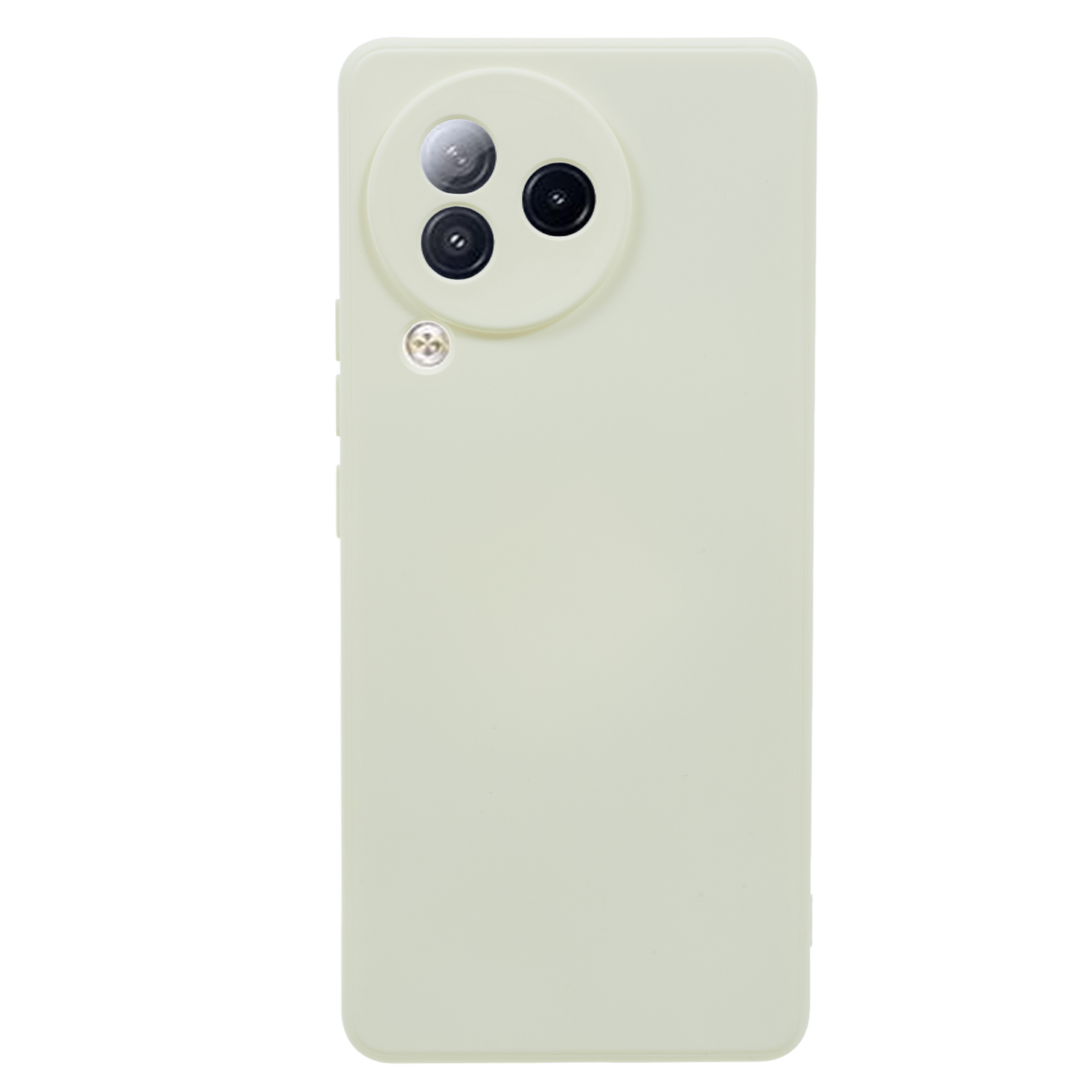 

Für Xiaomi Civi 3 5G Soft TPU Phone Hülle Faserfasern Süßigkeiten Farbe Gummiertes Telefonabdeckung - Weiss, Xiaomi Civi 3 5G