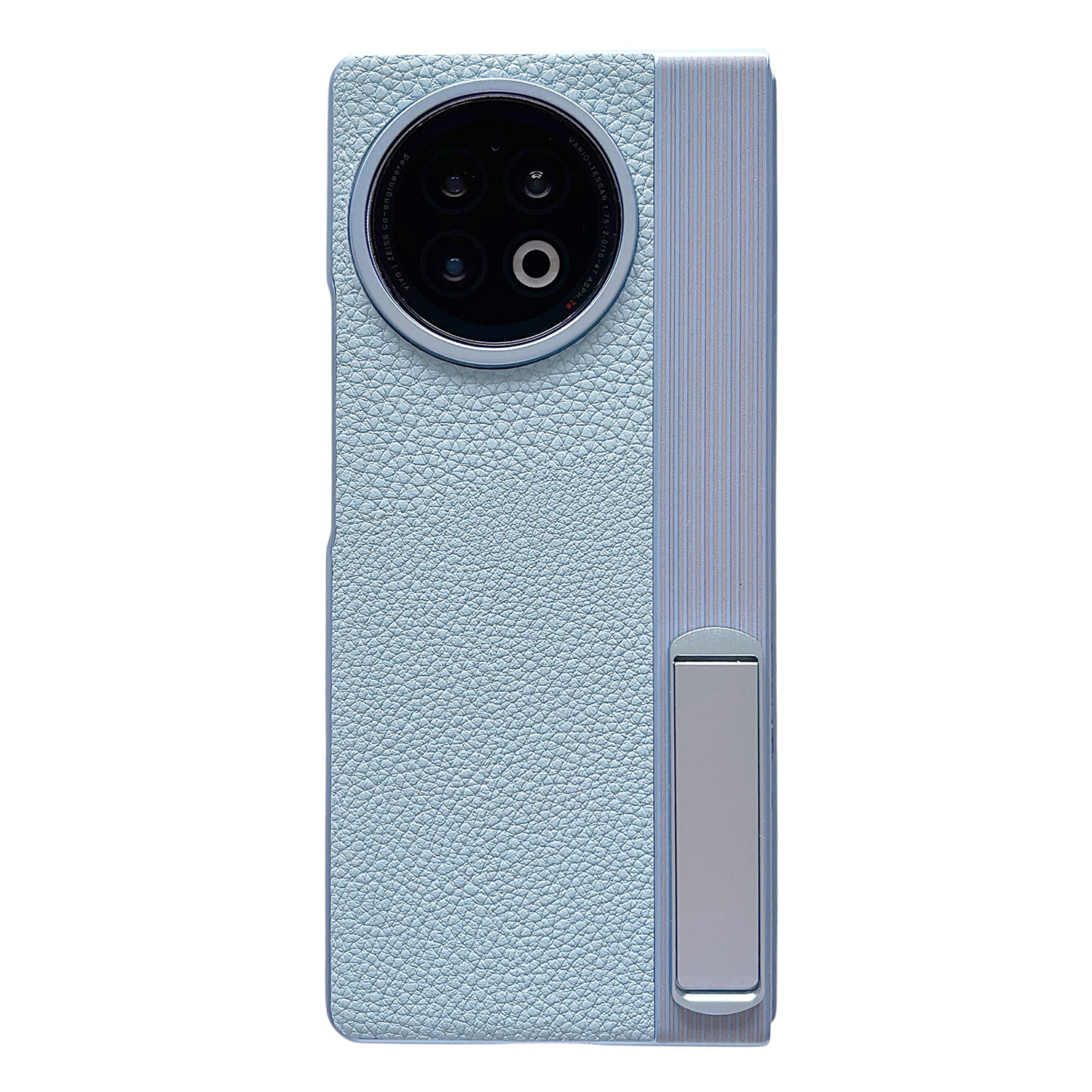

Für Vivo X Fold2 Schockdes Gehäuse Anti-drogen-schutz Leder Beschichtetes Hartpc-telefonabdeckung - Blau, vivo X Fold2