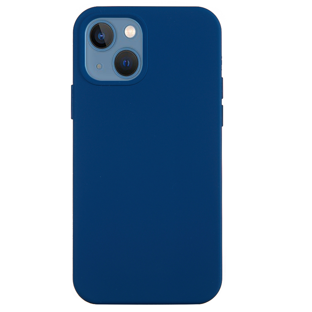

Für Iphone 15 Flexible Flüssig-silikon-telefonhülle Weichverkleidung Anti-drop-abdeckung - Blau, iPhone 15