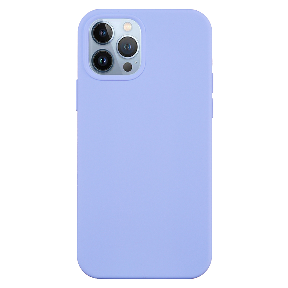 

Für Iphone 15 Pro Max Liquid Silicon Weichverkleidung Zurück-abdeckung Anti-drop-telefonhülle - Helles Lila, iPhone 15 Pro Max