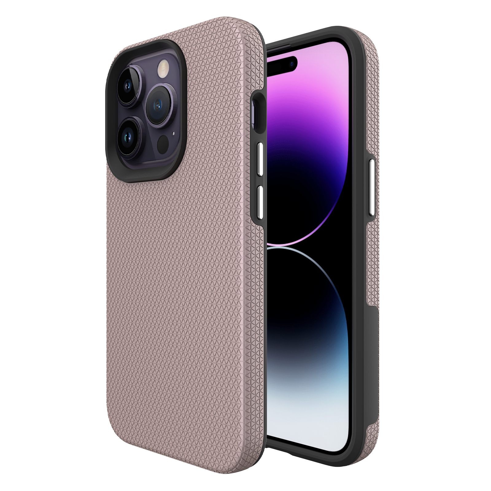 

Tpu+pc-telefonhülle Für Iphone 15 Pro, Vier-ecke Drop-proof-telefon Zurück - Roségold, iPhone 15 Pro