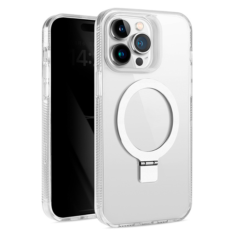 

BulkSourcing Für Iphone 14 Pro Max Crystal Clear TPU+PC Case Anti-Drop Magnetic Slim Phone Cover Mit Kickstand (MOQ: 10) - Transparent, iPhone 14 Pro Max