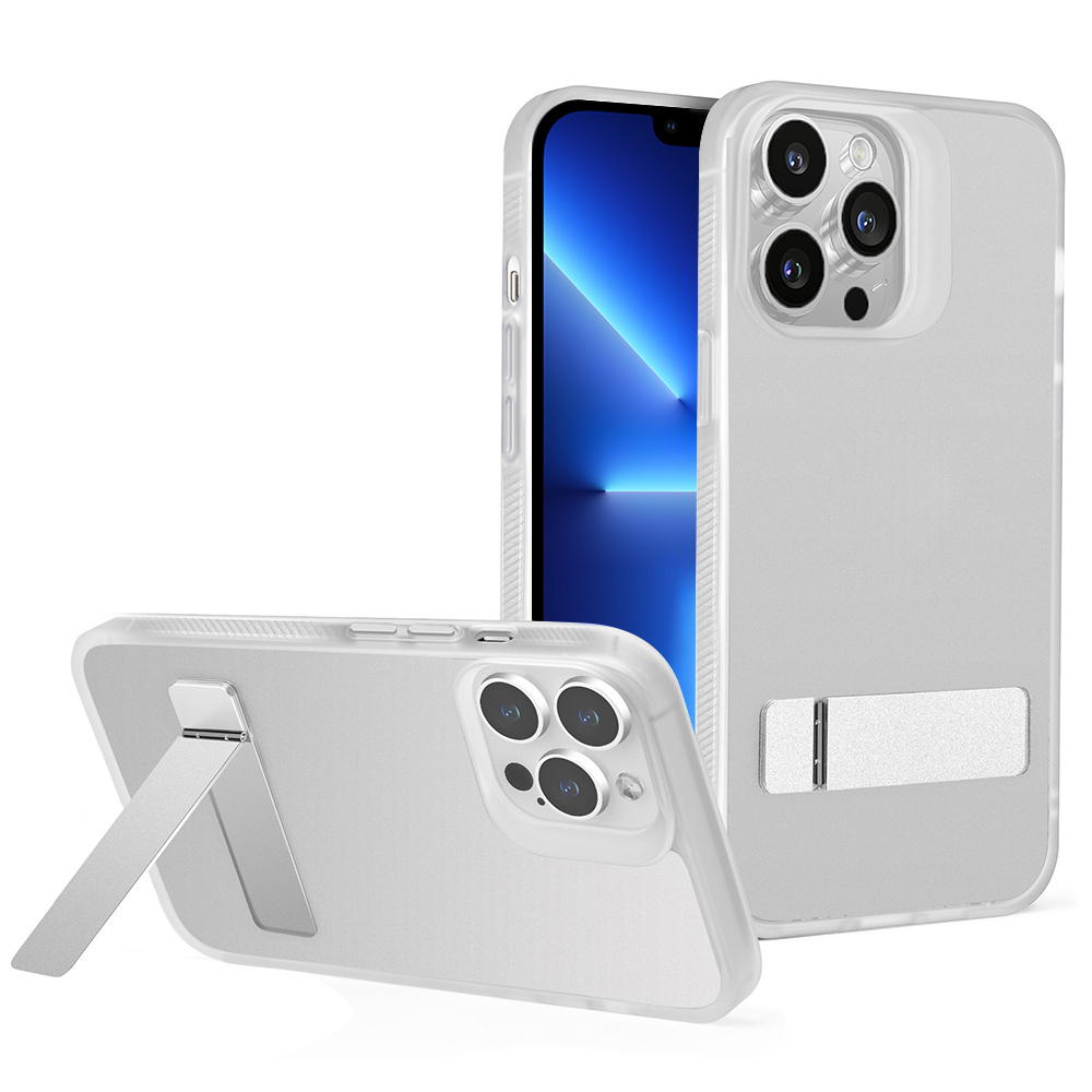 

Bulksourcing-stil G Skin-touch-cover Für Iphone 13 Pro Max Tpu+acrylphone Mit Kickstand - Matt Weiß, iPhone 13 Pro Max