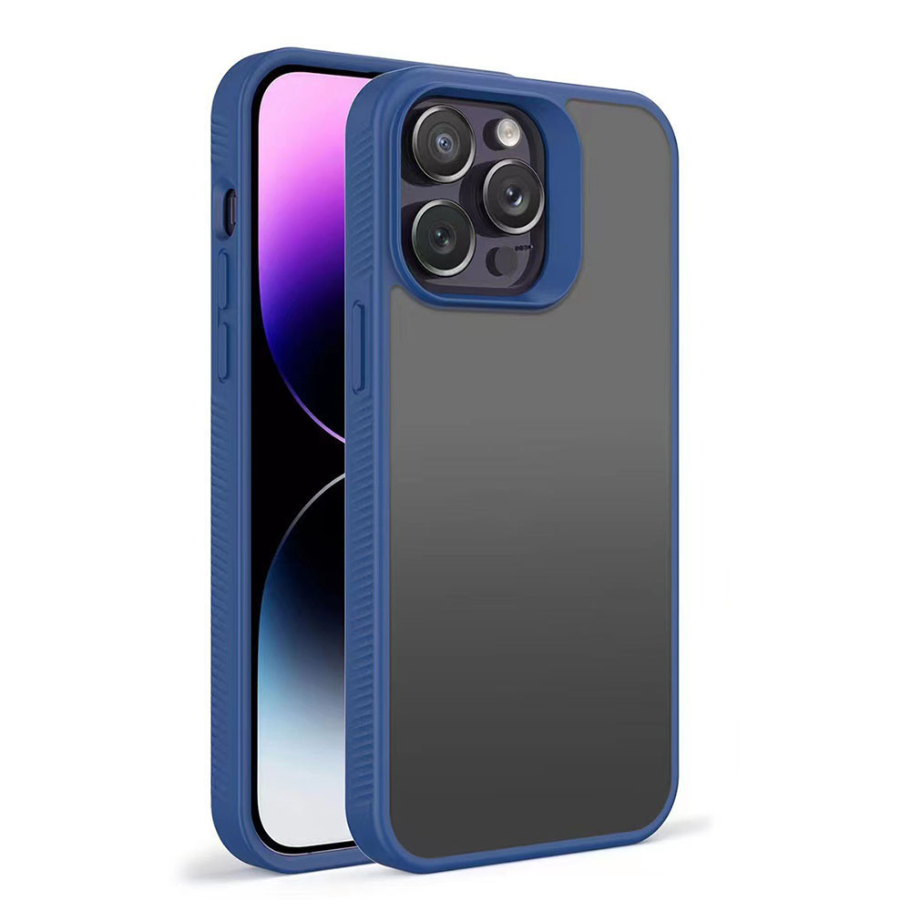 

Style G Für Iphone 14 Pro Anti-drop Rückenabdeckung Skin-touch Matte TPU+PC Telefonhülle - Navy Blau, iPhone 14 Pro