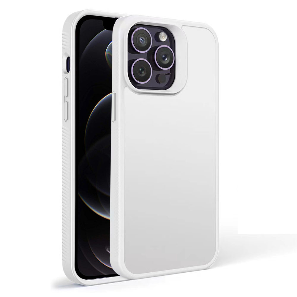 

Stil G Für Iphone 12 / 12 Pro Skin-touch Matte TPU+PC Phone Hülle Schlupf-rückbedeckung Rückzugsabdeckung - Matt Transparent, iPhone 12