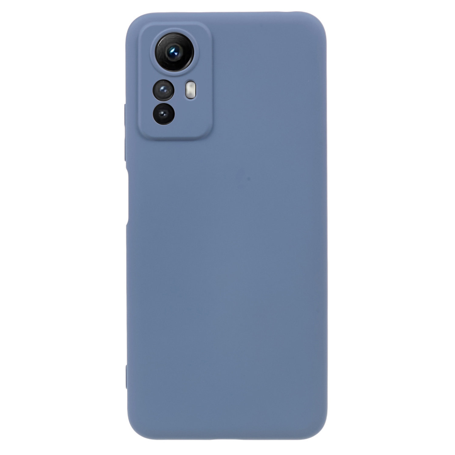 

Für Xiaomi Redmi Anmerkung 12s 4G Süßigkeiten Farbe Gummiziert Tpu-hülle Anti-kratzer-faserfaser Telefonabdeckung - Lavendelgrau, Xiaomi Redmi Note 12S 4G