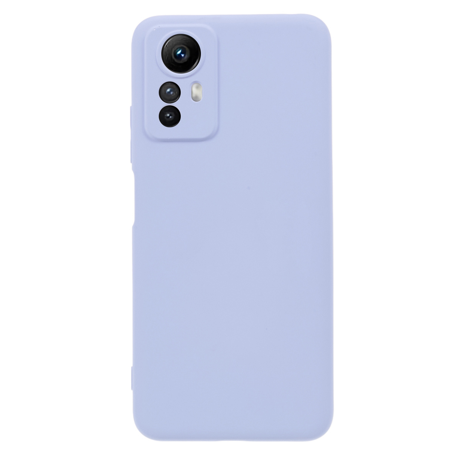 

Für Xiaomi Redmi Anmerkung 12s 4G Süßigkeiten Farbe Gummiziert Tpu-hülle Anti-kratzer-faserfaser Telefonabdeckung - Lila, Xiaomi Redmi Note 12S 4G